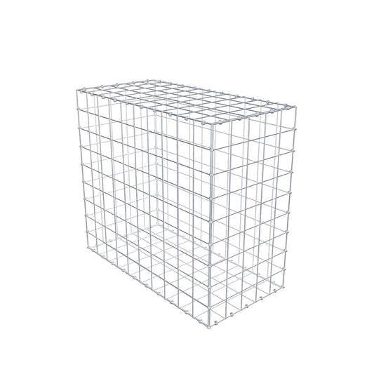 Gabione 100 cm x 90 cm x 50 cm (L x H x T), Maschenweite 10 x 10 cm, Spiralring