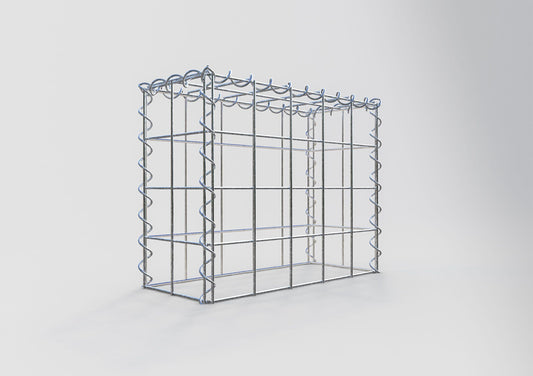 Gavión adicional tipo 3 50 cm x 40 cm x 20 cm (L x A x P), malla 10 cm x 10 cm, en espiral