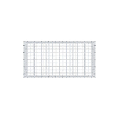 Gabião 100 cm x 30 cm x 50 cm (C x A x P), malhagem 5 cm x 5 cm, anel C