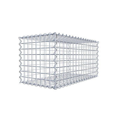 Gabione 80 cm x 40 cm x 40 cm (L x H x T), Maschenweite 5 cm x 5 cm, Spirale
