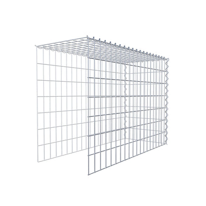 Gabião tipo 4 100 cm x 70 cm x 40 cm (C x A x P), malhagem 5 cm x 10 cm, espiral