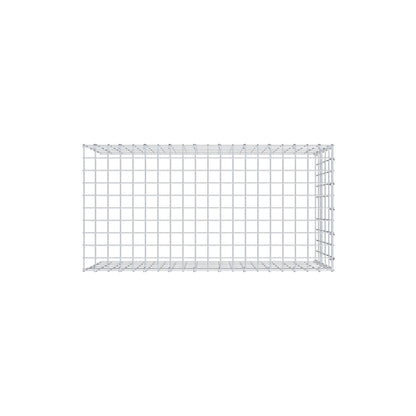Gabbione aggiuntivo tipo 4 100 cm x 50 cm x 50 cm (L x H x P), maglia 5 cm x 10 cm, anello a C