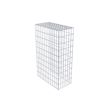 Gavión complementario de tipo 4 100 cm x 60 cm x 30 cm (L x A x P), malla 5 cm x 10 cm, anillo en C
