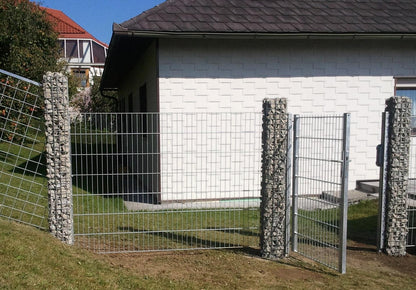 Colonne de gabion 22 x 22 cm MW 5 x 5 cm carré