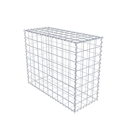 Gabion 100 cm x 80 cm x 40 cm (L x H x D), mesh size 10 cm x 10 cm, spiral