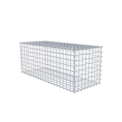 2er Set Gabionen 100 cm x 40 cm x 40 cm (L x H x T), Maschenweite 5 x 5 cm, Spirale