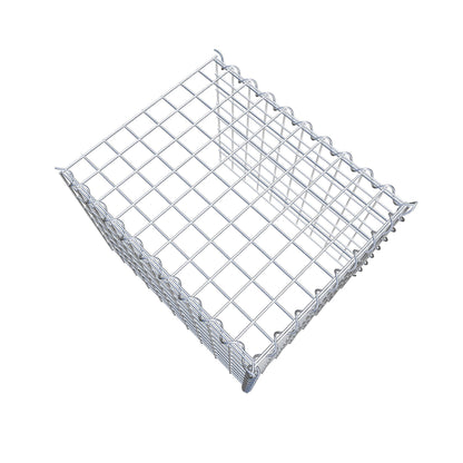 Gabion rapporté type 4 50 cm x 40 cm x 40 cm (L x H x P), mailles 5 cm x 5 cm, spirale