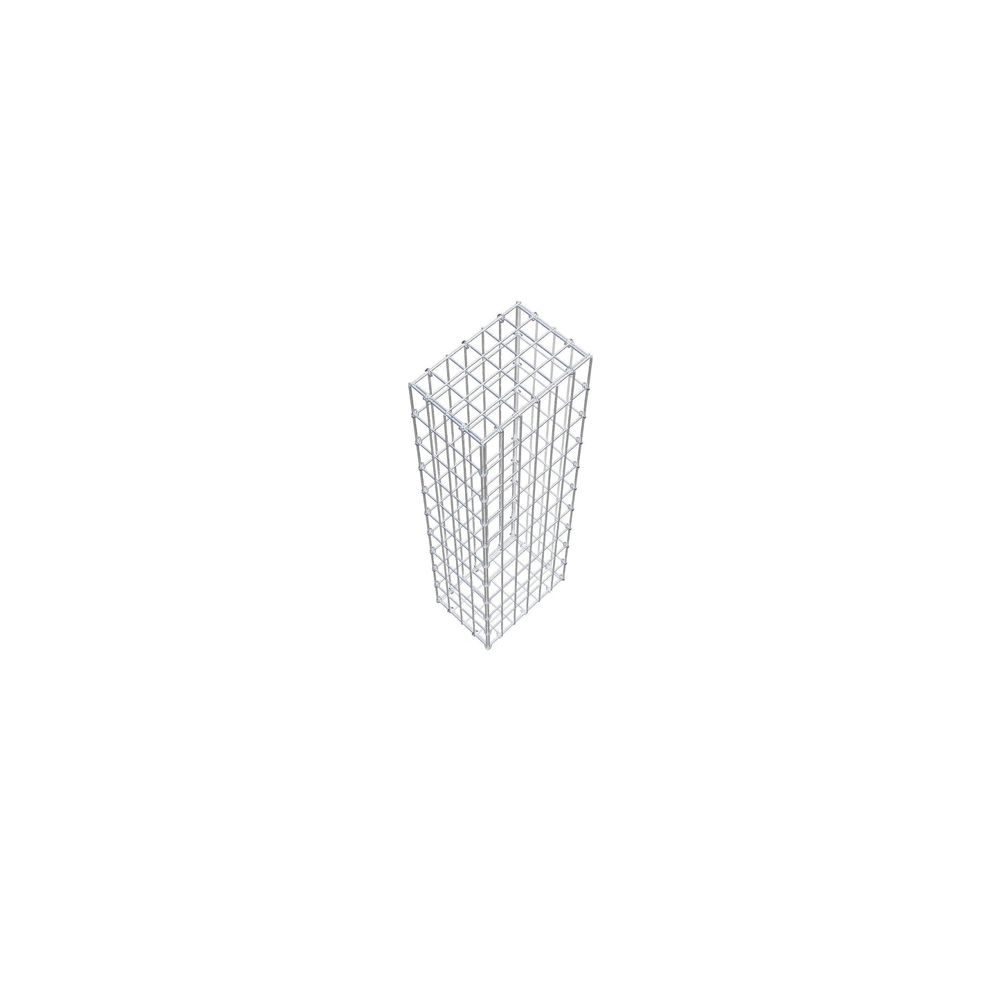 Gabion 100 cm x 20 cm x 30 cm (L x H x P), mailles 5 cm x 10 cm, anneau en C