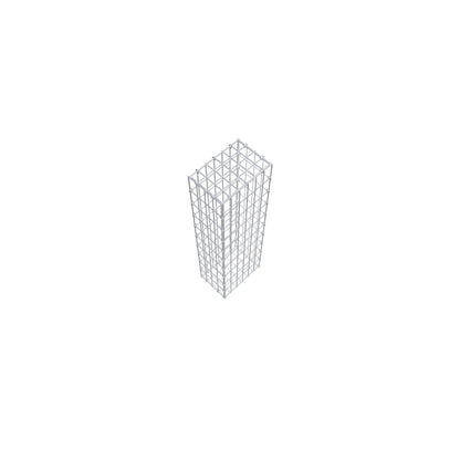 Gabion 100 cm x 20 cm x 30 cm (L x H x P), mailles 5 cm x 10 cm, anneau en C