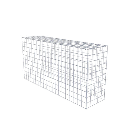 Mounted gabion type 4 200 cm x 100 cm x 50 cm (L x H x D), mesh size 10 cm x 10 cm, C-ring