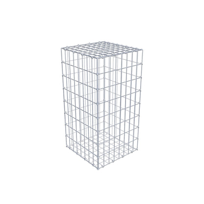 Gabion 80 cm x 40 cm x 40 cm (L x H x D), mesh size 5 cm x 10 cm, C-ring