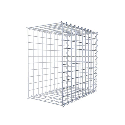 Gabion rapporté type 2 50 cm x 50 cm x 30 cm (L x H x P), mailles 5 cm x 5 cm, spirale