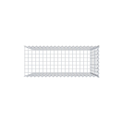 Grown-on gabion type 4 100 cm x 90 cm x 40 cm (L x H x D), mesh size 5 cm x 10 cm, spiral