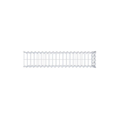 Påväxt gabion typ 2 100 cm x 30 cm x 20 cm (L x H x D), maskstorlek 5 cm x 10 cm, spiral