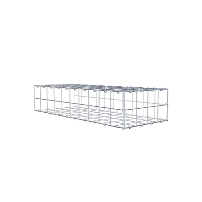Gavión complementario de tipo 2 100 cm x 20 cm x 40 cm (L x A x P), malla 10 cm x 10 cm, anillo en C