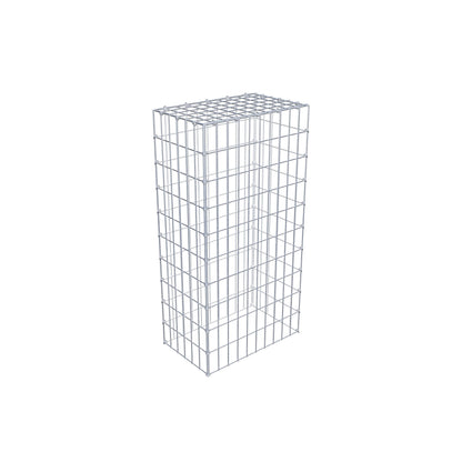 Gabião Tipo 3 100 cm x 30 cm x 50 cm (C x A x P), malhagem 5 cm x 10 cm, anel C