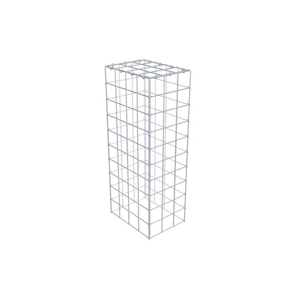 Mounted gabion type 3 100 cm x 40 cm x 30 cm (L x H x D), mesh size 10 cm x 10 cm, C-ring
