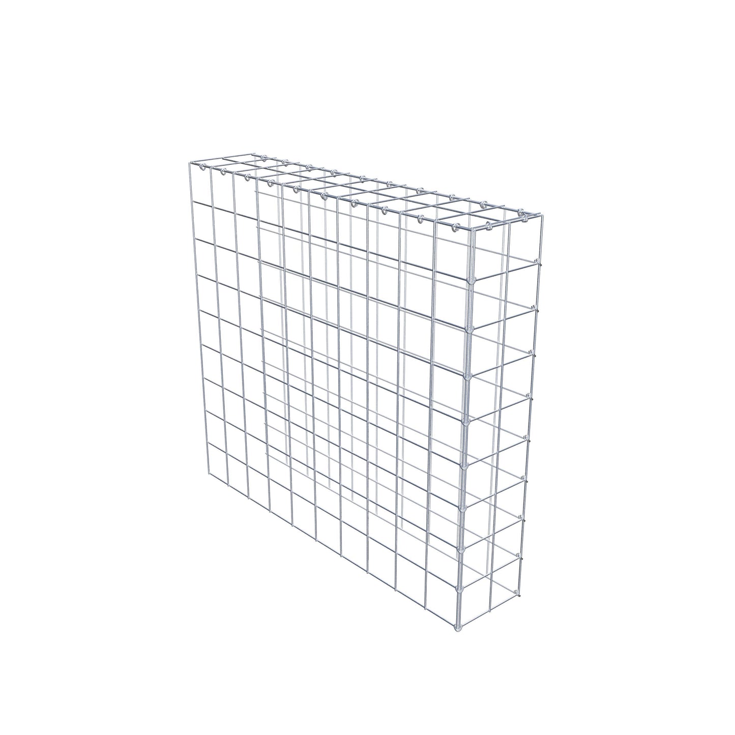Gabião Tipo 4 100 cm x 90 cm x 20 cm (C x A x P), malhagem 10 cm x 10 cm, anel C