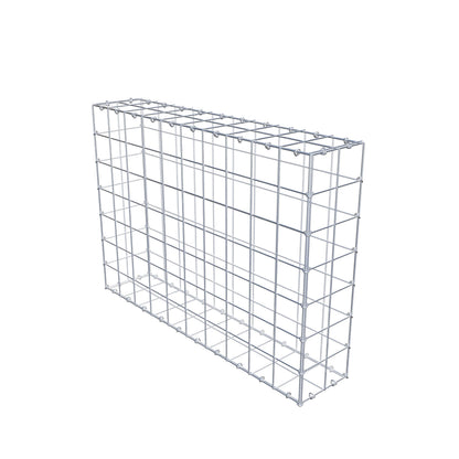 Gabion 100 cm x 70 cm x 20 cm (L x H x D), mesh size 10 cm x 10 cm, C-ring