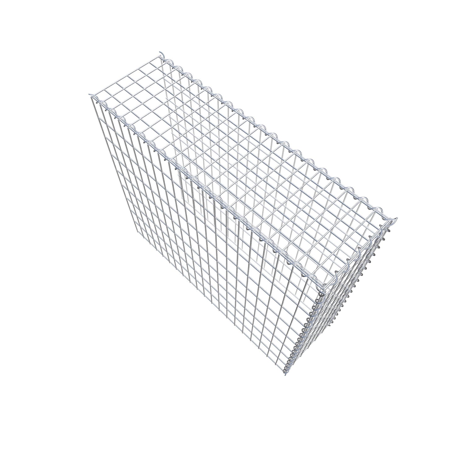 Gabbione aggiuntivo tipo 4 100 cm x 90 cm x 30 cm (L x H x P), maglia 5 cm x 10 cm, spirale