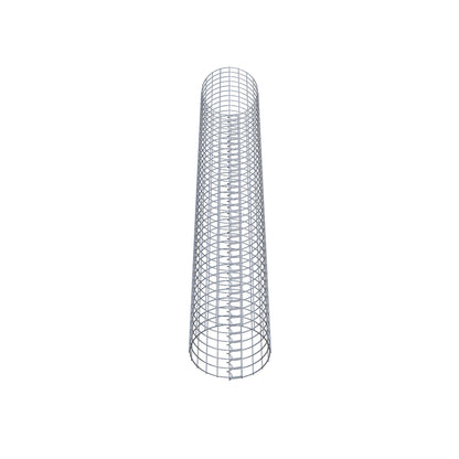 Gabionpelare rund 32 cm diameter, 200 cm höjd, maskstorlek 5 cm x 5 cm