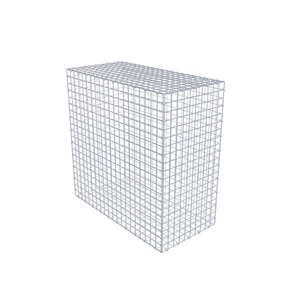Gabion 100 cm x 100 cm x 50 cm (L x H x D), maskestørrelse 5 cm x 5 cm, C-ring