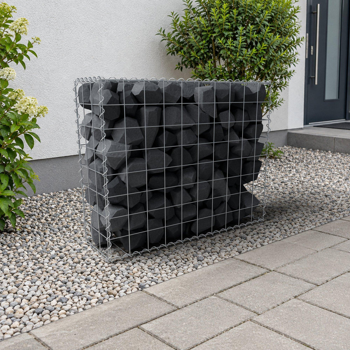 Gabion 100 cm x 80 cm x 30 cm (L x H x D), mesh size 10 cm x 10 cm, spiral