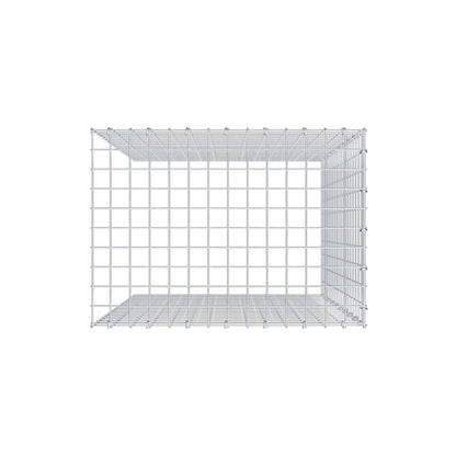 Opzetpaal type 4 100 cm x 70 cm x 50 cm (L x H x D), maaswijdte 5 cm x 5 cm, C-ring