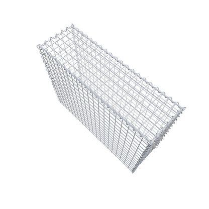 Anbaugabione Typ 3 100 cm x 80 cm x 30 cm (L x H x T), Maschenweite 5 cm x 5 cm, Spirale