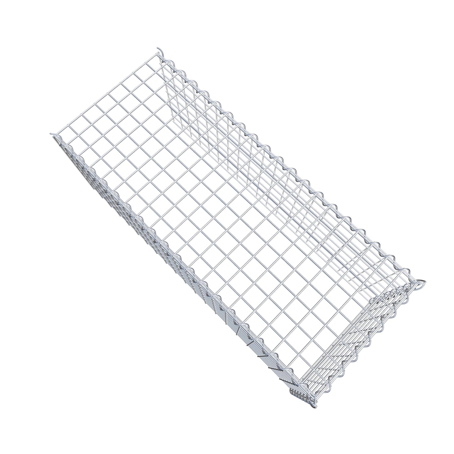 Gabião tipo 4 100 cm x 40 cm x 40 cm (C x A x P), malhagem 5 cm x 5 cm, espiral
