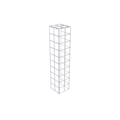 Gabião Tipo 4 100 cm x 20 cm x 20 cm (C x A x P), malhagem 10 cm x 10 cm, anel C