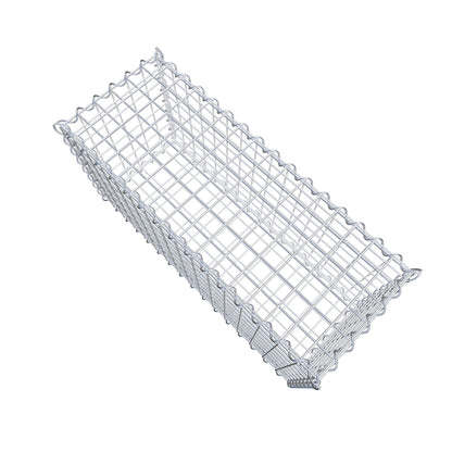 Gabião 80 cm x 40 cm x 30 cm (C x A x P), malhagem 5 cm x 5 cm, espiral