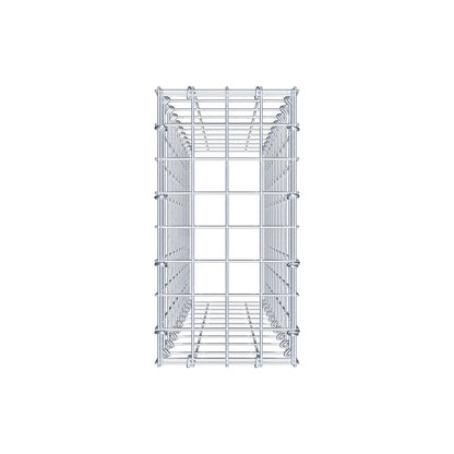 Type 3 oplegkorf 100 cm x 20 cm x 40 cm (L x H x D), maaswijdte 5 cm x 10 cm, C-ring