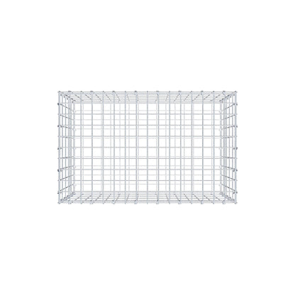 Gabione 80 cm x 50 cm x 50 cm (L x H x T), Maschenweite 5 cm x 10 cm, C-Ring