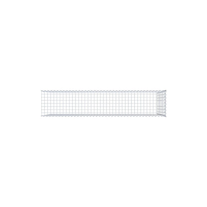 Anbaugabione Typ 4 200 cm x 100 cm x 40 cm (L x H x T), Maschenweite 5 cm x 10 cm, Spirale