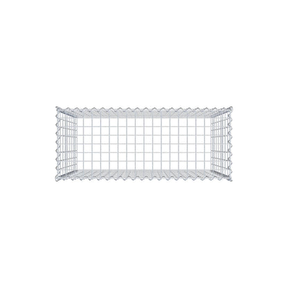Add-on schanskorf type 3 100 cm x 90 cm x 40 cm (L x H x D), maaswijdte 5 cm x 10 cm, spiraalvormig