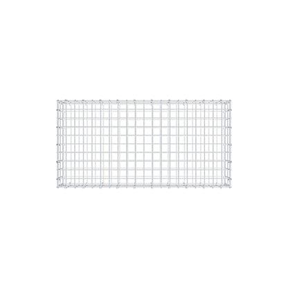 Gabion 100 cm x 20 cm x 50 cm (L x H x D), mesh size 5 cm x 10 cm, C-ring