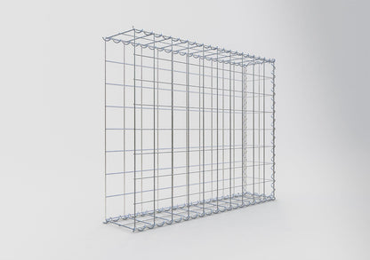 Grown-on gabion type 2 100 cm x 80 cm x 20 cm (L x H x D), mesh size 10 cm x 10 cm, spiral