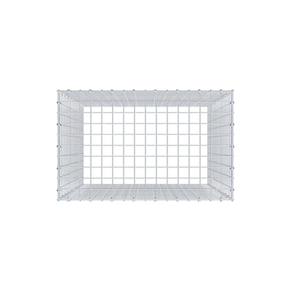 Fourche rapportée type 3 100 cm x 80 cm x 50 cm (L x H x P), mailles 5 cm x 5 cm, anneau C