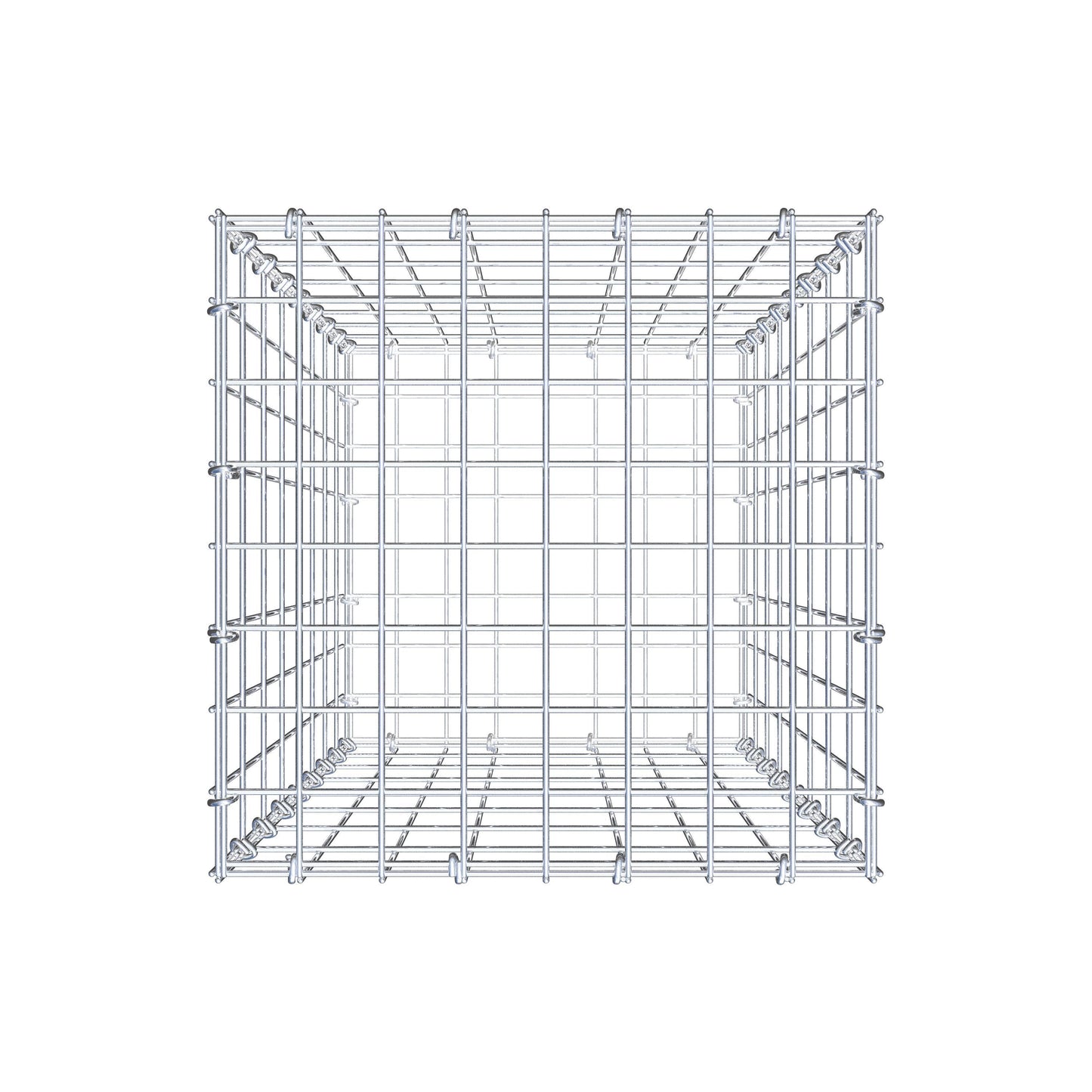 Gabion 80 cm x 40 cm x 40 cm (L x H x D), mesh size 5 cm x 10 cm, C-ring