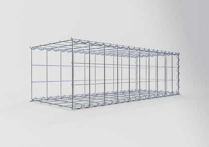 Grown-on gabion type 2 100 cm x 30 cm x 40 cm (L x H x D), mesh size 10 cm x 10 cm, spiral