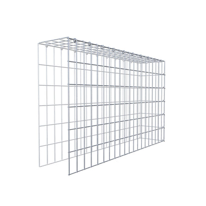 Gabião Tipo 4 100 cm x 60 cm x 20 cm (C x A x P), malhagem 5 cm x 10 cm, anel C