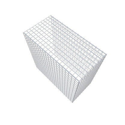 Gabbione aggiuntivo tipo 4 100 cm x 100 cm x 50 cm (L x H x P), maglia 5 cm x 5 cm, anello a C