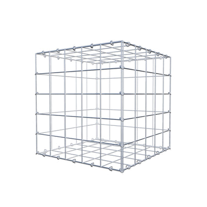 Gabione 50 cm x 50 cm x 50 cm (L x H x T), Maschenweite 10 cm x 10 cm, C-Ring