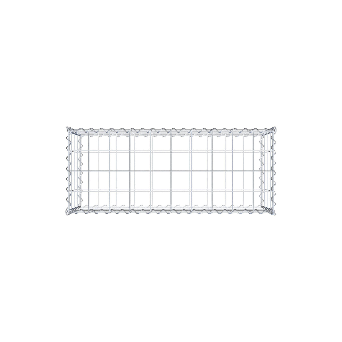 Gabion 100 cm x 40 cm x 40 cm (L x H x D), mesh size 10 cm x 10 cm, spiral