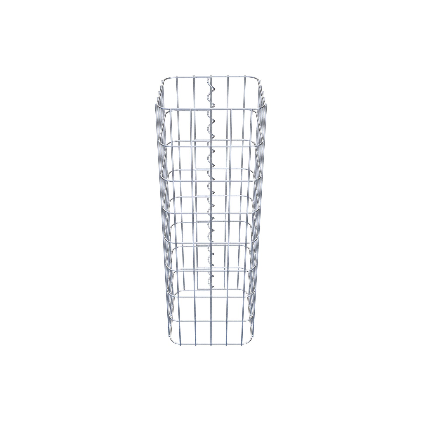 Colonna di gabbioni quadrata 27 cm x 27 cm, alta 80 cm, MW 5 cm x 10 cm