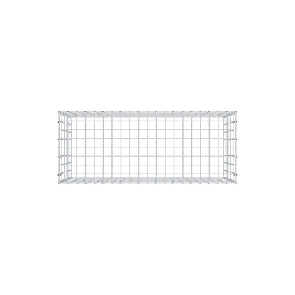 Mounted gabion type 3 100 cm x 50 cm x 40 cm (L x H x D), mesh size 5 cm x 10 cm, C-ring