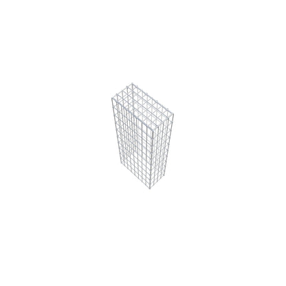Gabião Tipo 3 100 cm x 40 cm x 20 cm (C x A x P), malhagem 5 cm x 10 cm, anel C
