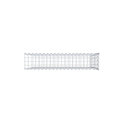 Anbaugabione Typ 2 100 cm x 90 cm x 20 cm (L x H x T), Maschenweite 5 cm x 10 cm, Spirale