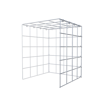 Monteret gabion type 4 50 cm x 40 cm x 40 cm (L x H x D), maskestørrelse 10 cm x 10 cm, C-ring